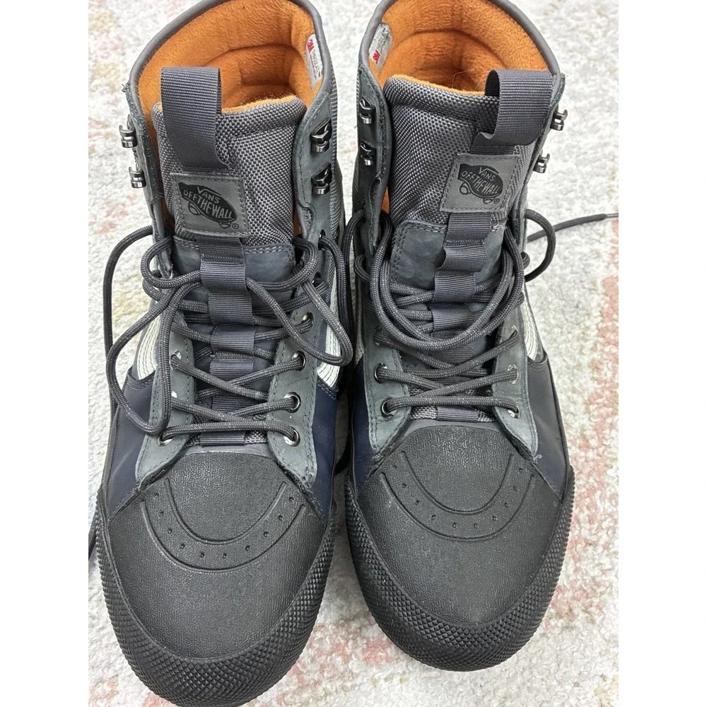 VANS Sk8-Hi Gore-Tex MTE-3 Boots Grey Black Winter Hiking Men's Size 12